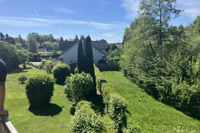 Blick vom Balkon