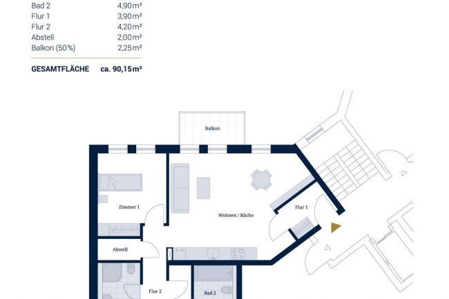 Grundriss WE4.05