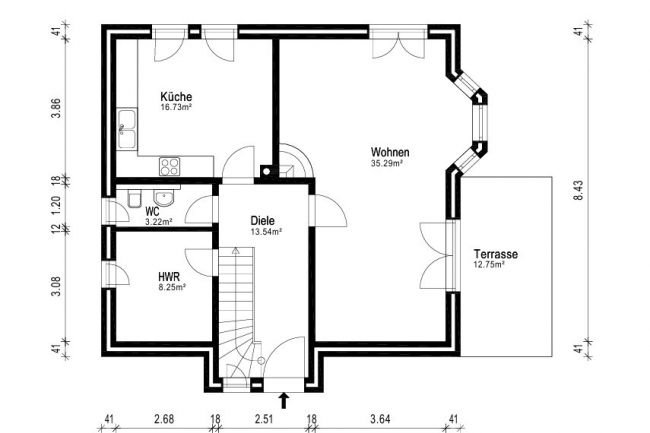 Grundriss EG